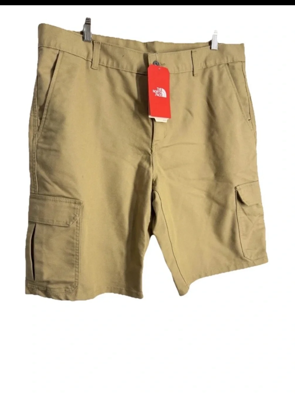 The North Face Shorts Mens Size 38 Hiking Daytrip Cargo Shorts Kelp Tan Cotton
